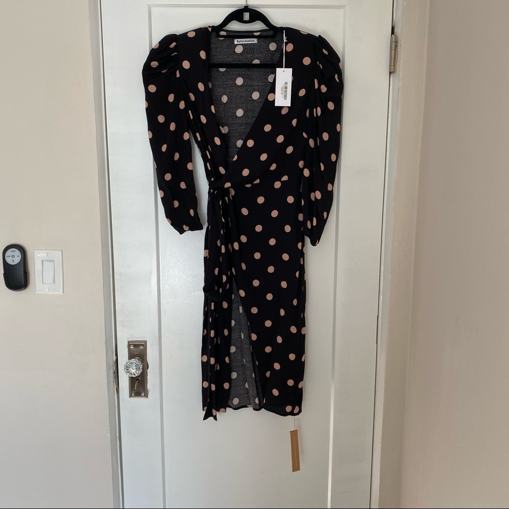 Reformation Jaylee Wrap Dress